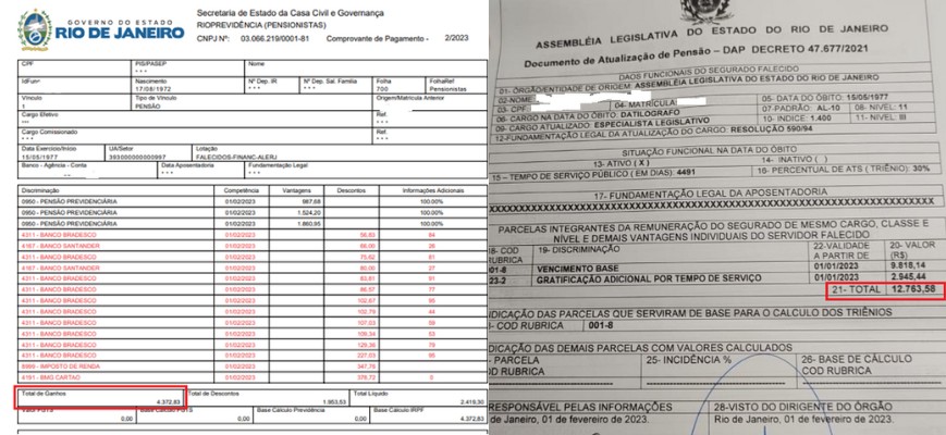 Atenção, pensionistas de ex-servidores da ALERJ
